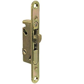 Mortise Lock with FACE Plate, 45° Slot, 5-3/8 Screw Holes, Wood / Vinyl Door
