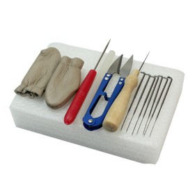 Akak Store Needle Felting Starter Kit Set - Felting Foam Pad+Needles+Scissor+Wooden Felting Handle+Awl+Finger Stall+Glue Stick - Felting Kits Accessory Craft Set