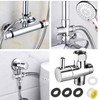 3-way diverter valve 1/2 inch, diverter valve shower G 1/2