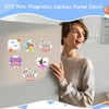 ZhouBoat 60 Pcs Magnetic Canvas Panel Mini Canvas Boards for