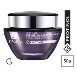 Avon Anew Platinum Crema Facial Noche  Definicin y Elasticidad, 50 G  Reafirma, Nutre y Regenera la Piel Madura Mientras Duermes.                     