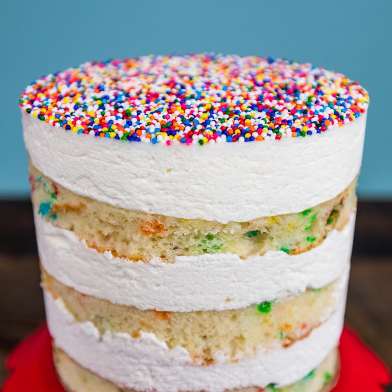 GranAroma Rainbow Nonpareils, 7.2 oz, Decorative Sprinkles, Cakes & Cookies,