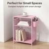 ECOLOVI Small 3 Tier Printer Stand for Under Desk, Height