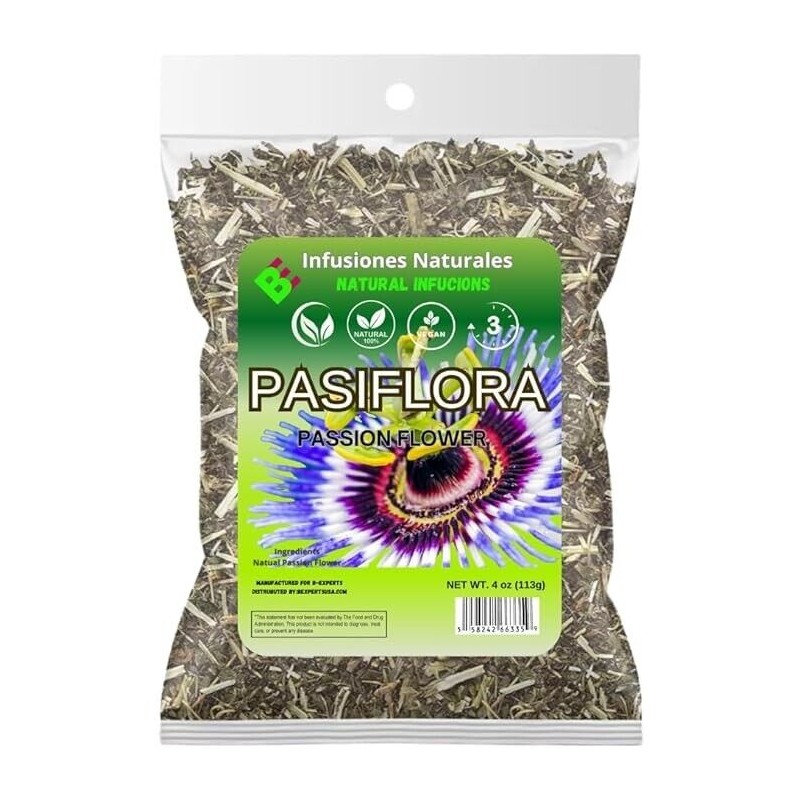 B-Experts Store Pasiflora Tila Tea Linden Passionflower Tea, Quiere Te,
