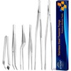 JETKONG JETKONG 6 Pcs Cooking Tweezer Tongs, 12' and 6.3"