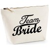 Hippowarehouse Team Bride printed make up cosmetic wash bag 18x19x9cm