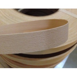 Edge Supply White Oak 2" X 250' Wood Veneer Edgebanding Preglued Roll - Flexible Wood Tape, Easy Application Iron On with Hot Melt Adhesive. Smooth Sanded Finish. Made in USA