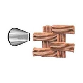 Ateco # 47 - Ribbon Pastry Tip - Stainless Steel