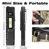 Kiavox Flat Flashlight Rechargeable, Super Bright EDC Tactical Flashlights with