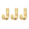 Brass Hook, Wall Hanging Hook, For Wood, High Load Capacity,