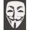 Anonymous Mask Guy Fawkes V for Vendetta Guido Sticker Decal Bumper