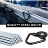 4 x D-Ring Anchor Hooks, Baceyong Floor Mounting Lashing Eyelets