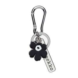 Marimekko 52_1_52249293370 Puhallus II Unikko Keychain for Women, multicolor (black / white)