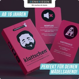 DENKRIESEN - klattschen® Girls' Evening - Probably the Best Drinking Game of All Time (Waterproof Plastic Cards)