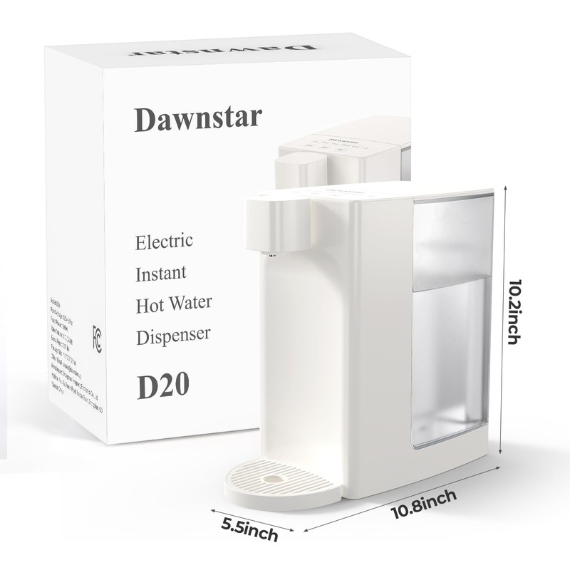 Dawnstar Electric Kettles, D20 Instant Hot Water Dispenser for Quick