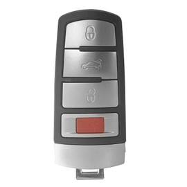 Car Key Fob For VW Passat CC 2006-2014 Smart Remote 4 Button 315MHz FCCID: NBG009066T ;by AUTO KEY MAX (SINGLE)