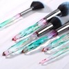 Makeup Brush Set Glamour Gaze 10Pcs Crystal Handles Makeup Brushes
