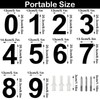 LUCKNIGHT House Numbers, Large Metal House Numbers, Floating Door Number,