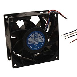 DC Fans Fan 80x38 12VDC Ball Wire 99cfm 57dBA