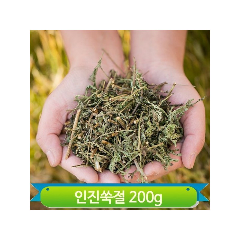 국내 사철쑥 어린줄기잎 200g 인진쑥절 쑥차 약초 음용 좋은영양 Domestic