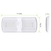Leisure LED 5-Pack RV LED Ceiling Double Dome Light Fixture