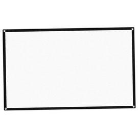 KOMBIUDA 3pcs Folding Projector Screen Portable Projection Curtain for Indoor Outdoor Use Crease Design for Home Cinema Events and Conferences