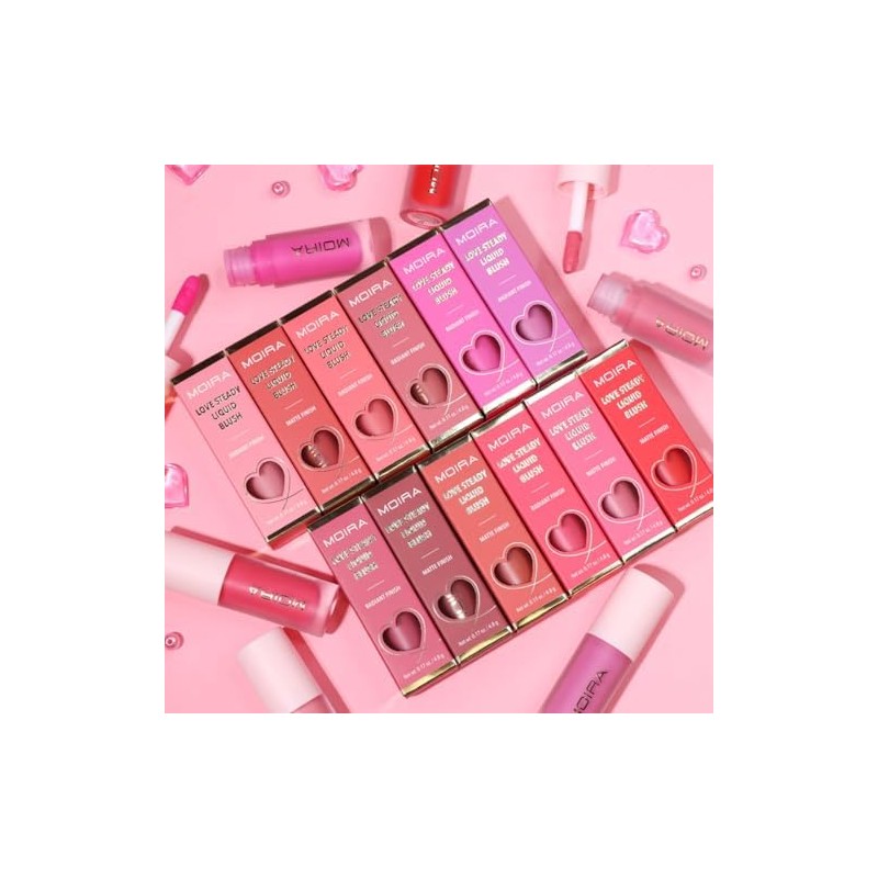 Moira Love Steady Liquid Blush Rubor Líquido Ideally 06