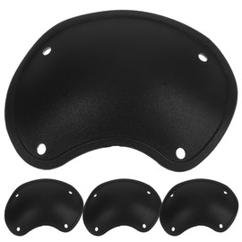 Housoutil Luggage Corner Protector, 1 Set Replace Edge Protection Suitcase, ABS Black Luggage Corner Protector