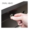 Under the Roof Decorating Deco Nail Small Head Sampler Pack,Black