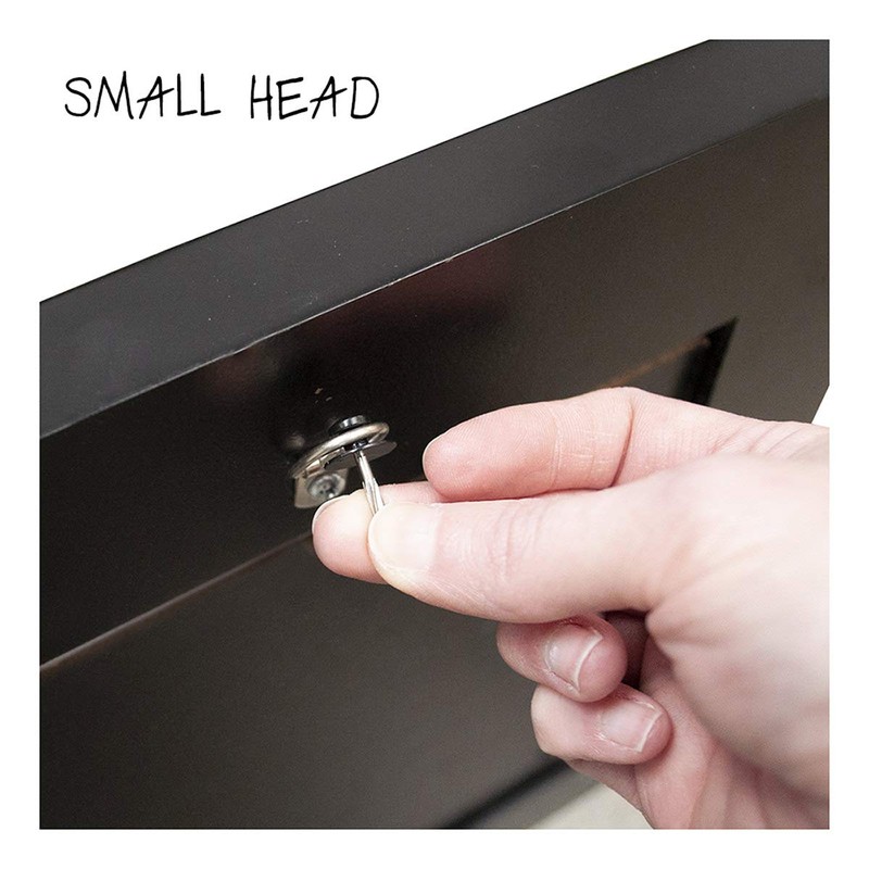 Under the Roof Decorating Deco Nail Small Head Sampler Pack,Black