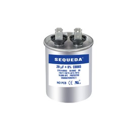 SEQUEDA 20 uF ±6% 370V/440V CBB65 CBB65A Round Run Start AC Capacitor 20 MFD for Fan Motor Start or Heat Pump, Pool Pump and Condenser Straight Cool
