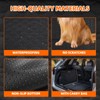 FAHKNS Dog Car Seat Cover with Hard Bottom-Detachable,Back Seat Extender