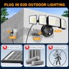 Onforu 150W 15000LM Dusk to Dawn Outdoor Lighting,5 Heads Plug