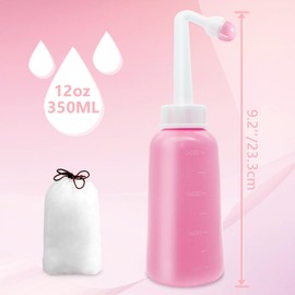 Premium Peri Bottle for Postpartum Care | Upside Down Peri Bottle, Portable Bidet for Perineal Recovery and Cleansing After Birth 12OZ/350ml