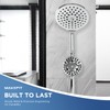 MakeFit Dual Handheld Shower Head Combo, 2-in-1 Rain Shower Heads