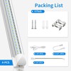 SHOPLED LED Shop Lights 2FT, 22W 3300LM 5000K Daylight, V-Shaped