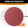 SenmaiTools Pack of 30 Sanding Discs 180 mm Velcro, Grit