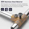 Drenky Hexagon Furniture Bolts, M6 X 35mm Flat Hex Bolt
