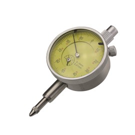 CNC QUALITÄT Small Dial Gauge - 5 mm Measuring Range - Metal Housing - Reading 0.01 mm
