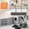 TranquilRelax 3-Pack Laundry Basket - Collapsible Tall Laundry Hamper with