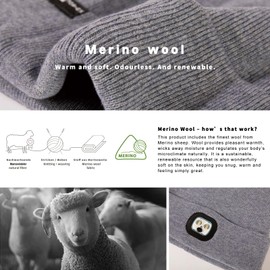 TOP-EX Winter Wool LED Beanies Hats with Light Torch Rechargeable Waterproof Gifts for Men Women Dad Running Camping Dog Walking Big Head Black Large X-Large L XL