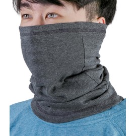 BOCOMAL FR Neck Gaiter Face Mask for Summer 4oz EX Lightweight Flame Resistant Welding Hood-CAT1, Heather Dark Grey, One Size