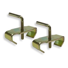 Elegent Upholstery Large Bed Frame C-Clamp for 1-1/2"" Inch Metal Angle - Two (2), Yellow