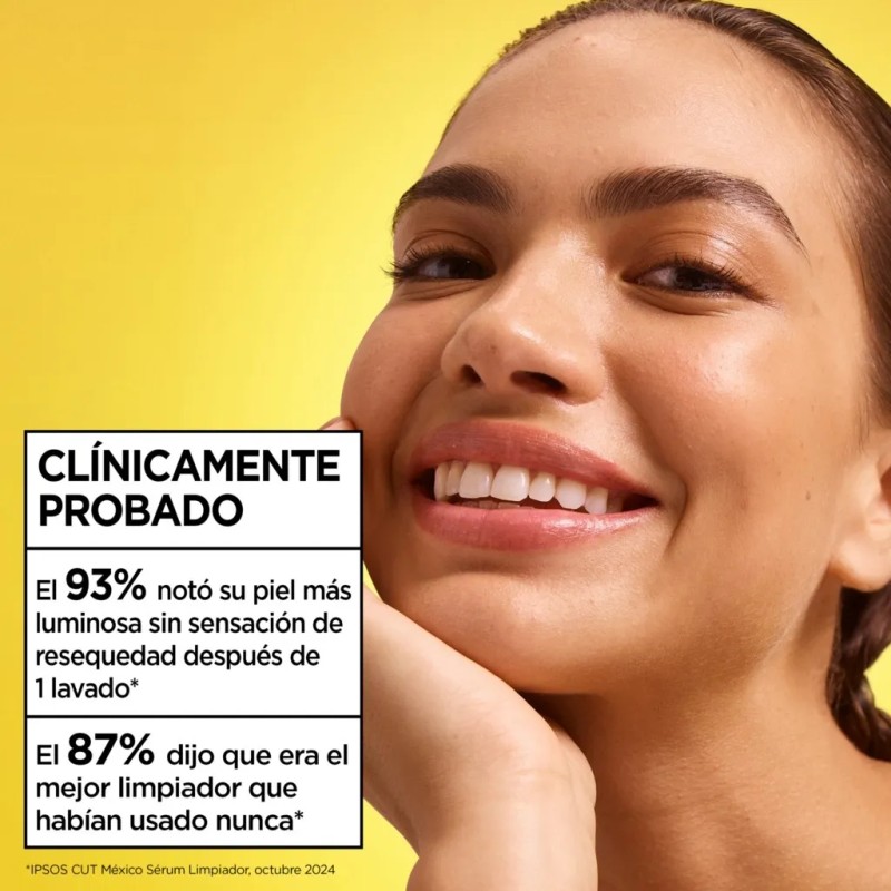 Serum Limpiador Facial Iluminador Vitamina 100ml Garnier