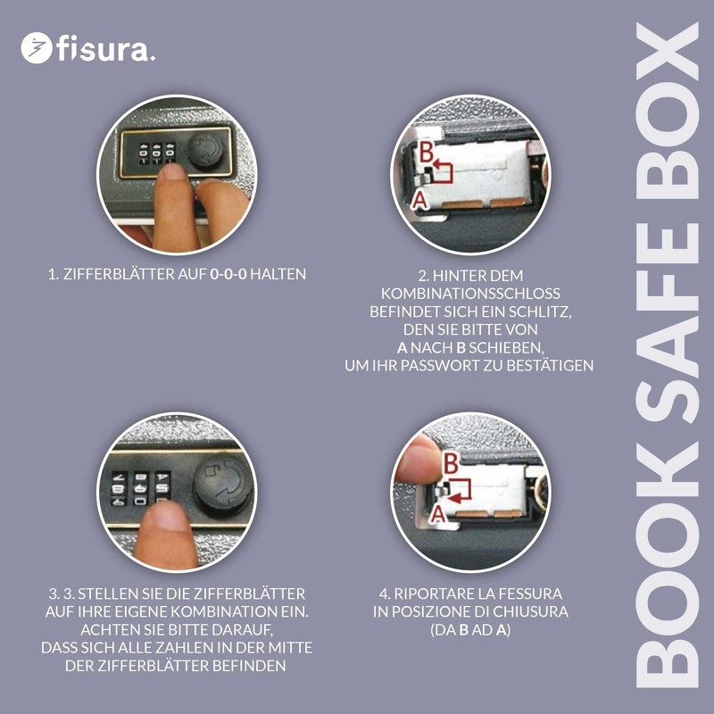Fisura Secret Diary Book Safe - Original Book Safe with