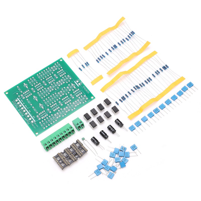 PreAmplifier Module DIY Kit 3-Channel Output NE5532 Op Amp Dual