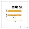 Hultafors 1 m Mini Folding Ruler Made of Fibreglass, Made