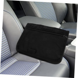 PACKOVE Vehicle Document Organizer Multi Pouch for Registration Insurance Manuals Durable Oxford Fabric Stylish Glove Box Accessory for Cars Suvs