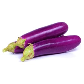 UtopiaSeeds Organic Heirloom Long Purple Eggplant Seeds - Approximately 300 Seeds