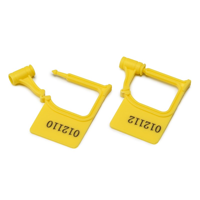 WUBAO Tampere Evident Disposable Lock Plastic Security Padlock Seals Number